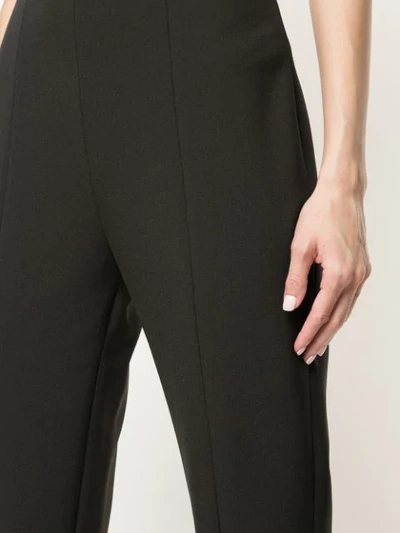 Shop Carmen March Knotted Cuff Trousers In Black