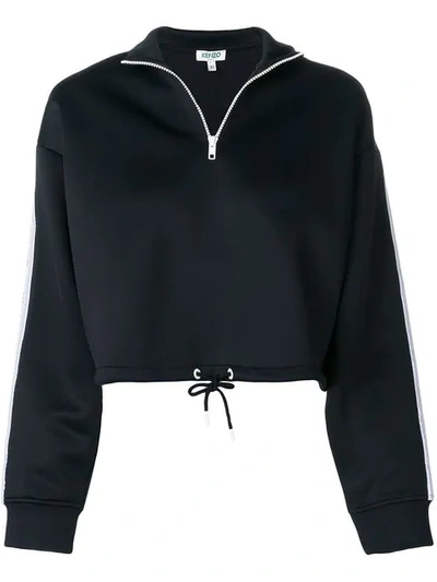Shop Kenzo Sports Pullover In Black