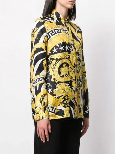 VERSACE BAROQUE STYLE SHIRT - 黑色