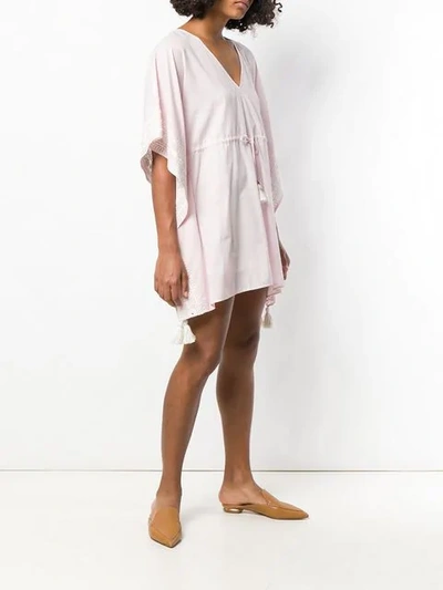 Shop Tory Burch Tunic Style Shirt Dress In Pink