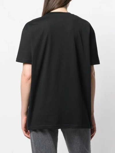 Shop Givenchy Beaded Logo T-shirt In Black