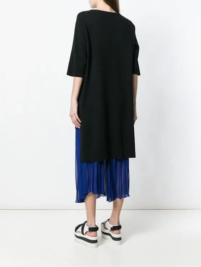 Shop Y's Pleated Maxi Skirt In Black