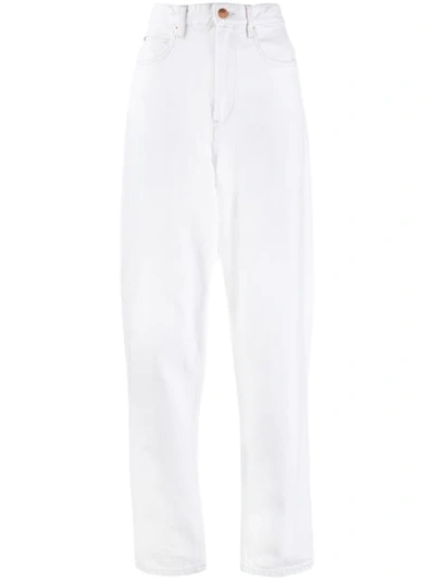 Shop Isabel Marant Étoile Corby Jeans In White