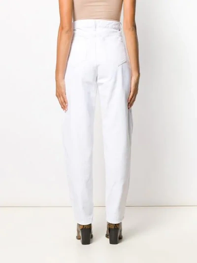 Shop Isabel Marant Étoile Corby Jeans In White