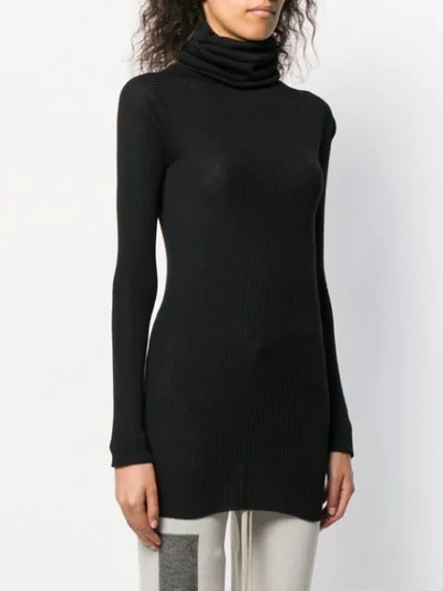 Shop Rick Owens Crushneck Jumper In Black