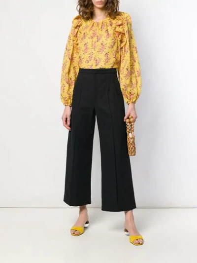 Shop Ulla Johnson Medine Blouse In Yellow