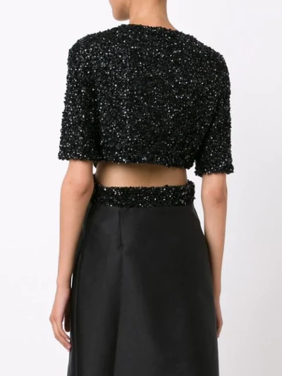 Shop 3.1 Phillip Lim / フィリップ リム 3.1 Phillip Lim Sequin Top Satin Dress - Black