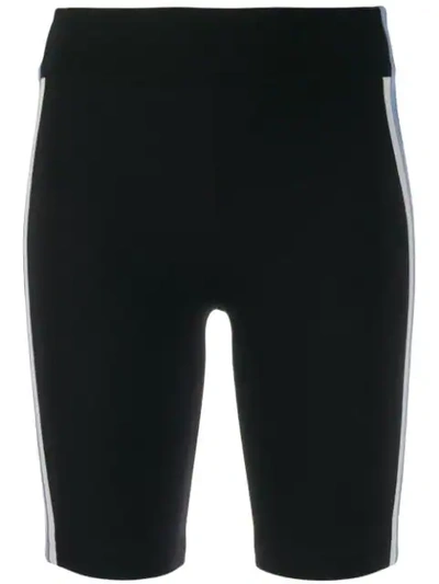 Shop No Ka'oi Cropped Compression Shorts In Black