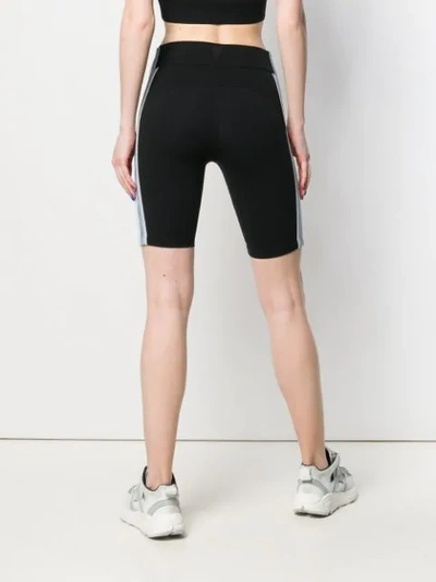 Shop No Ka'oi Cropped Compression Shorts In Black