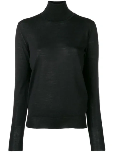 ROBERTO COLLINA ROLL NECK SWEATER - 黑色