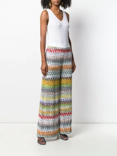 Shop Missoni Gestreifter Jumpsuit - Weiss In White