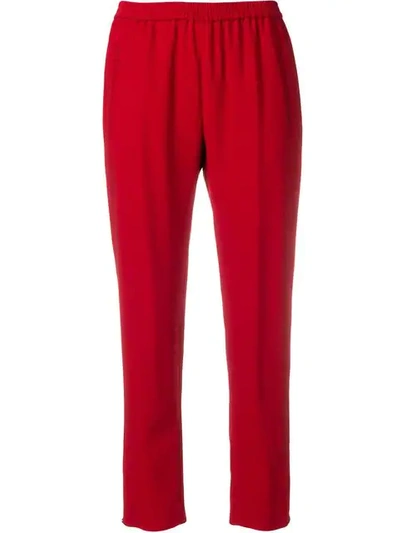 Shop Stella Mccartney Tamara Trousers In Red