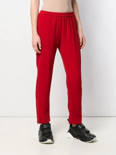 Shop Stella Mccartney Tamara Trousers In Red