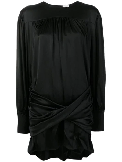 Shop Magda Butrym Pearl Embellished Cocktail Dress In Black