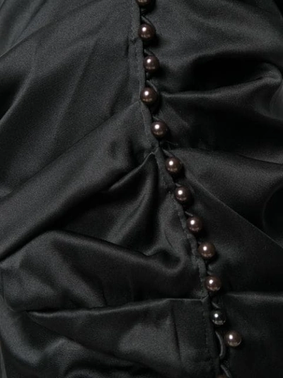 Shop Magda Butrym Pearl Embellished Cocktail Dress In Black
