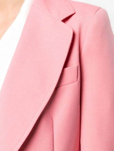 Shop Erika Cavallini Single Breasted Blazer - Pink