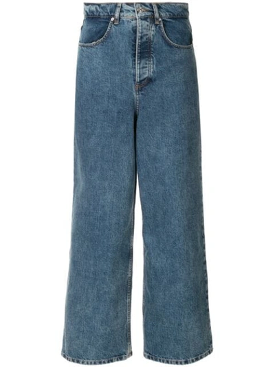 Shop Walk Of Shame Wide-leg Jeans In Blue