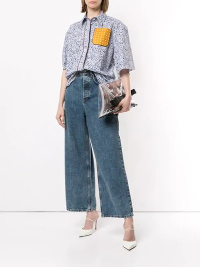 Shop Walk Of Shame Wide-leg Jeans In Blue