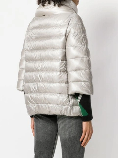 Shop Herno Aminta Jacket In Grey