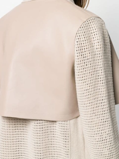 Shop Agnona Ark Coat - Neutrals