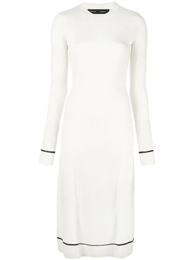 Shop Proenza Schouler Matte Knit Sleeveless Dress In White