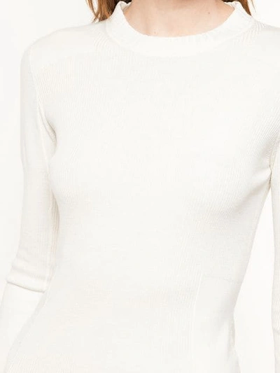 Shop Proenza Schouler Matte Knit Sleeveless Dress In White