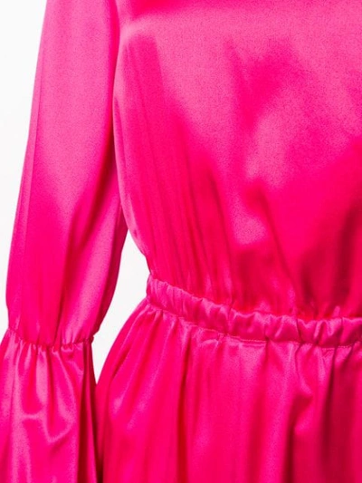 Shop Federica Tosi Asymmetric Shift Dress In Pink