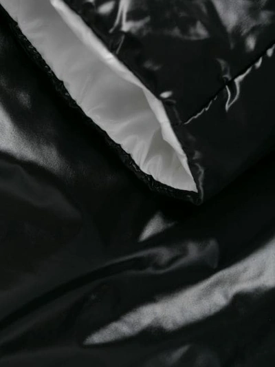 Shop Givenchy Reversible Logo Printed Coat - Black