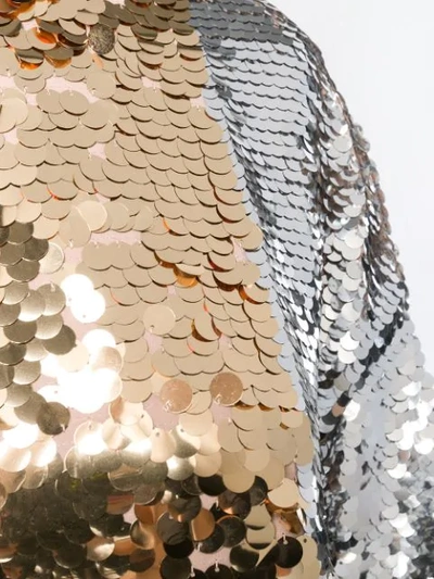 Shop N°21 Sequin-embellished Blouse In Metallic
