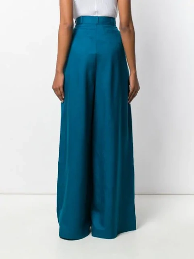 Shop Zimmermann Wide-leg Trousers - Blue