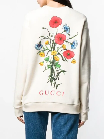 Shop Gucci Sweatshirt With Chateau Marmont Print In 9392