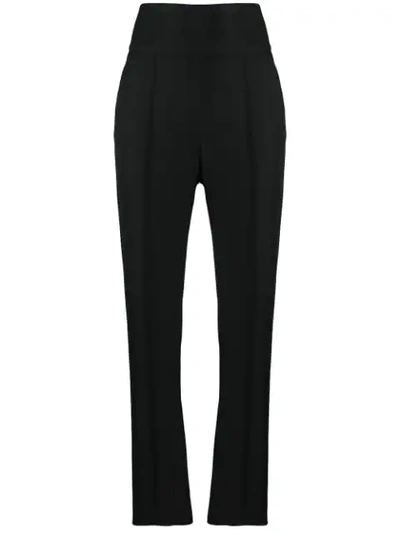 ALEXANDRE VAUTHIER HIGH-WAISTED TAILORED TROUSERS - 黑色