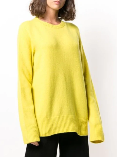 Shop The Row Oversized Jumper In Yellow