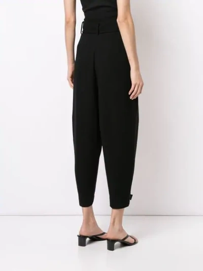 Shop Bianca Spender Harem Trousers In Black