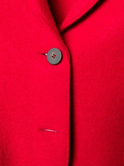 Shop Harris Wharf London Single-breasted Blazer In Red