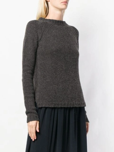 Shop Kristensen Du Nord Knitted Sweater In Grey