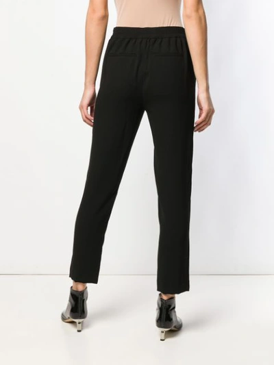 Shop Vince Schmale Cropped-hose In Black