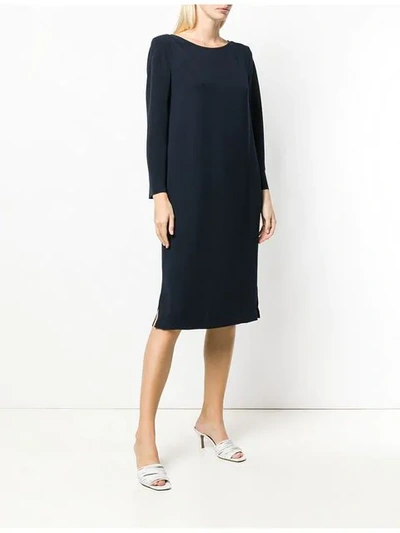 Shop Marcha Giselle Midi Dress In Blue