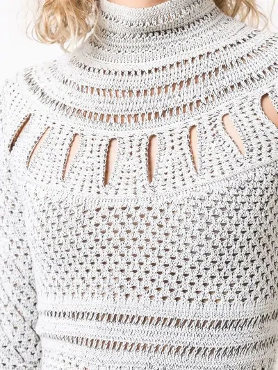 PROENZA SCHOULER CROCHET CREWNECK - 白色