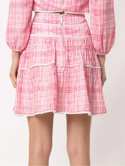 Olympiah Printed Riva Skirt In Pink