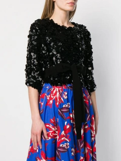 P.a.r.o.s.h Cropped Jacket In Black