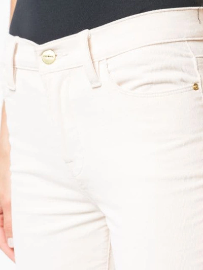 Shop Frame Slim-fit Jeans In White