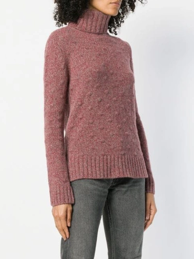 Shop Borgo Asolo Slim-fit Cashmere Jumper In Red