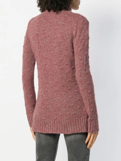 Shop Borgo Asolo Slim-fit Cashmere Jumper In Red