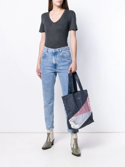 Shop Isabel Marant Étoile High-rise Tapered Jeans In Blue