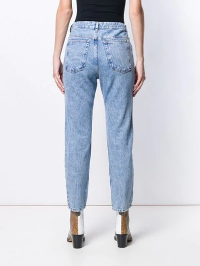 Shop Isabel Marant Étoile High-rise Tapered Jeans In Blue