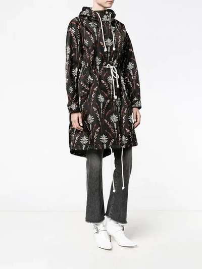 Shop Creatures Of The Wind Parka Mit Print In Black