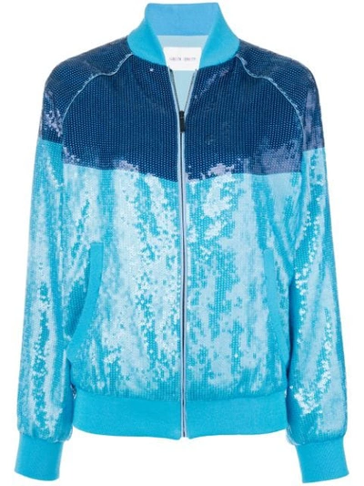 Shop Alberta Ferretti Rainbow Week Jacket In Blue