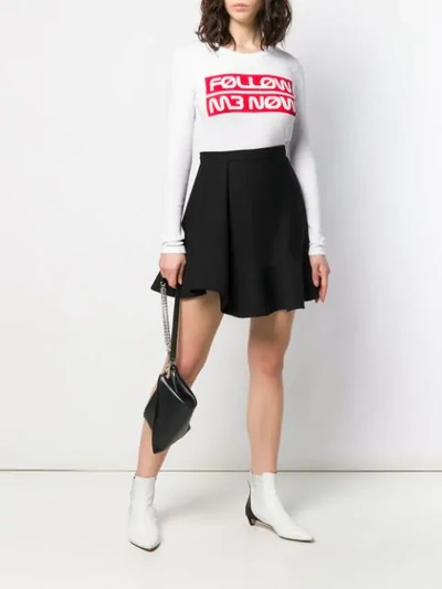 Shop Red Valentino Follow Me Now Top In White