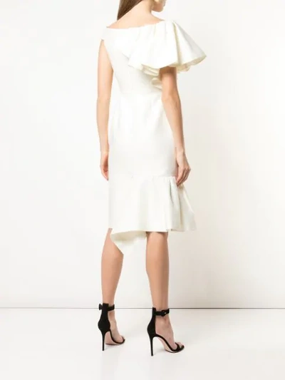 Shop Dice Kayek Off-the-shoulder Dress In White